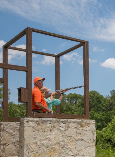 Man and woman shooting